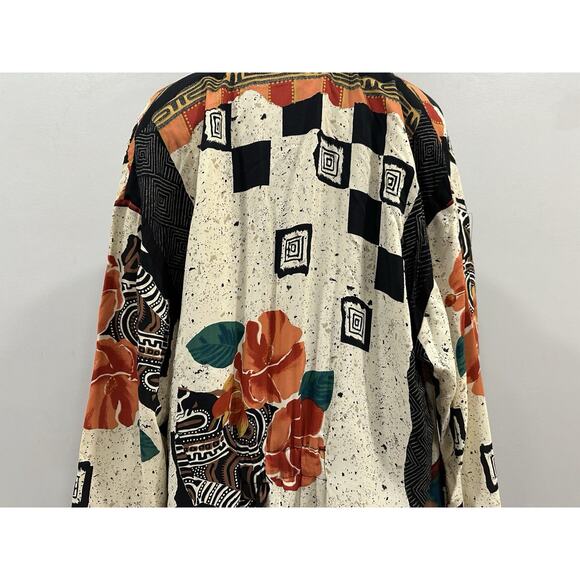 Componix Kimono and Skirt Art Deco Set Size Large/ 14 VINTAGE VTG - Picture 5 of 16